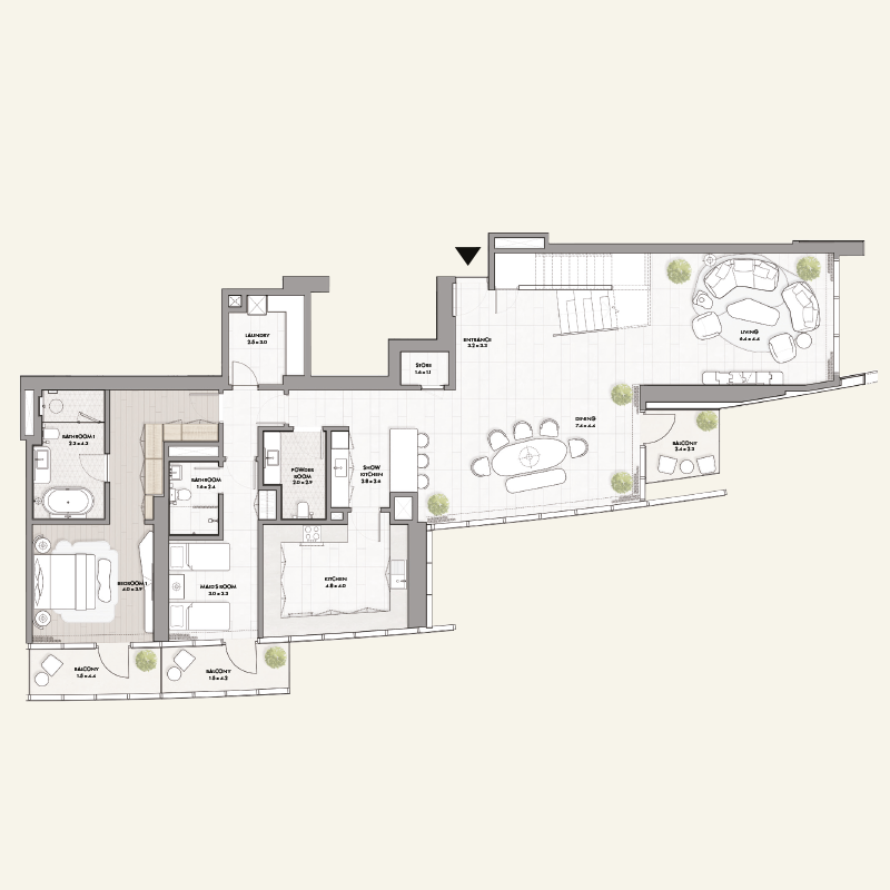 4-Bed-Duplex-Type-1--Upper-Level-(Level-34)