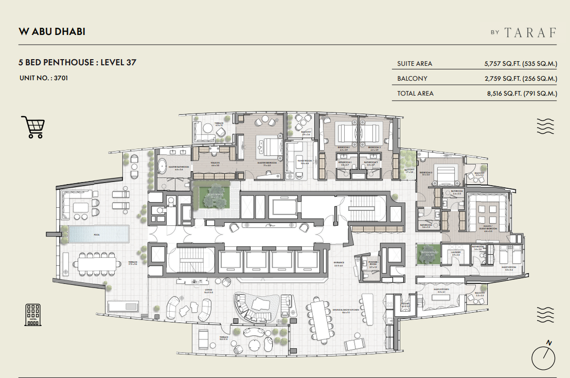 5-BED PENTHOUSE